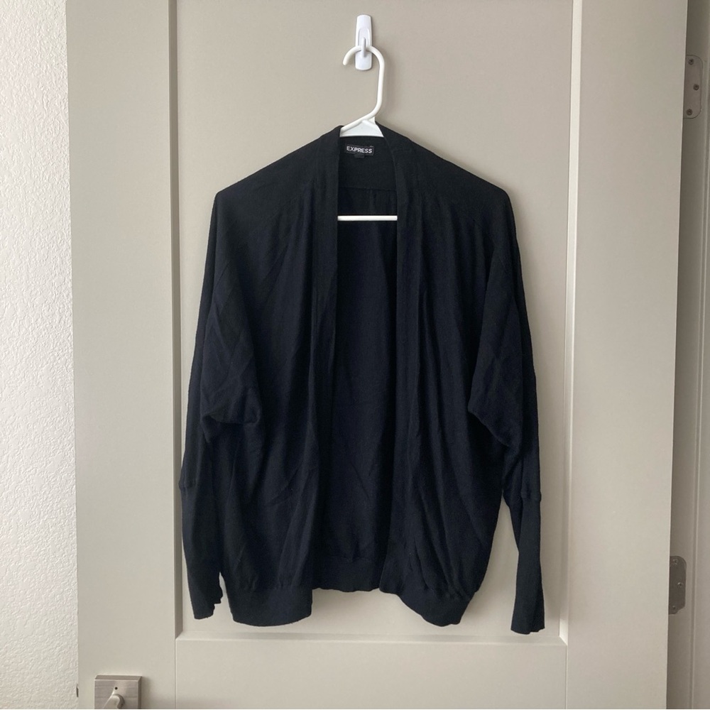 Express Classic Black Cardigan